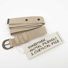 Load image into Gallery viewer, PASCAL 100% Organic Hemp Webbing Belt (99.9% Biodegradable)