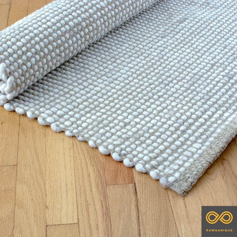 MALIBU Organic Hemp Wool Rug (99.99%-100% Biodegradable) (Limited Edition: Discontinued)