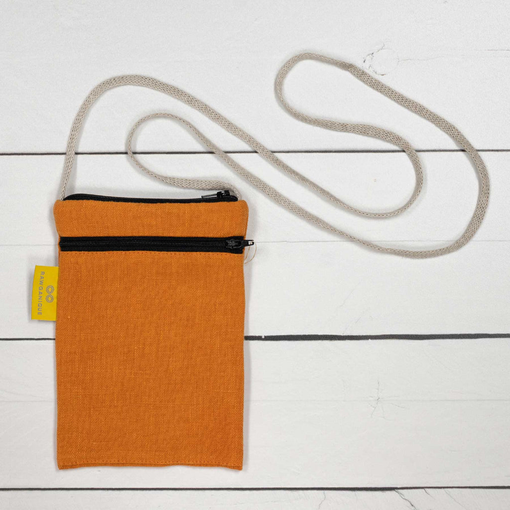 hemp shoulder pouch