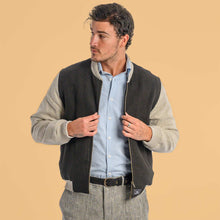Load image into Gallery viewer, hemp bomber jacket