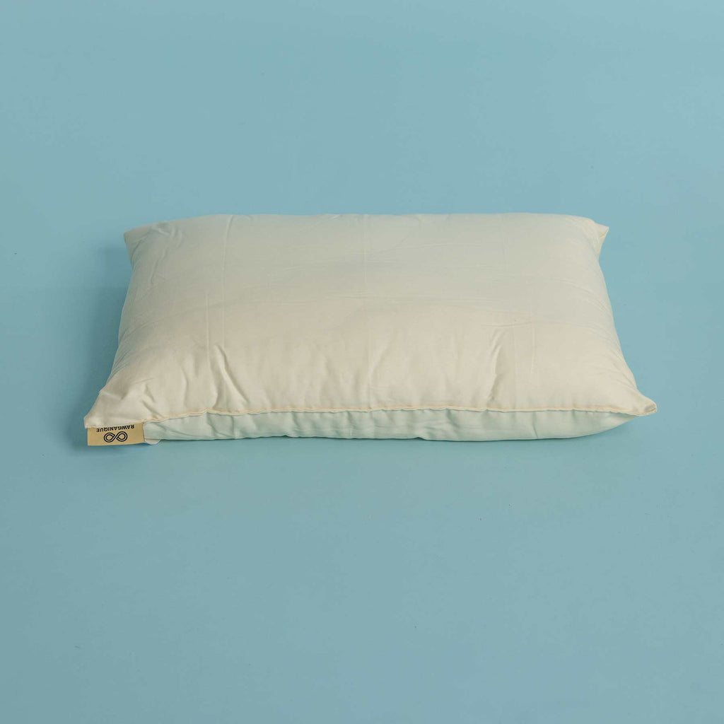organic cotton bed pillow made in usa