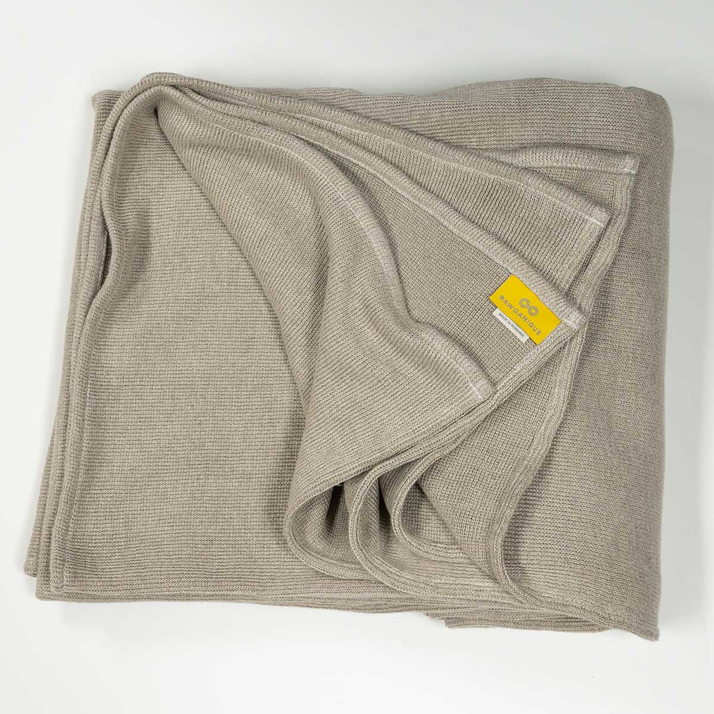 PROVENCE 100% Organic Hemp Knit Blanket / Bedspread (OC Thread) (99.99%-100% Biodegradable)
