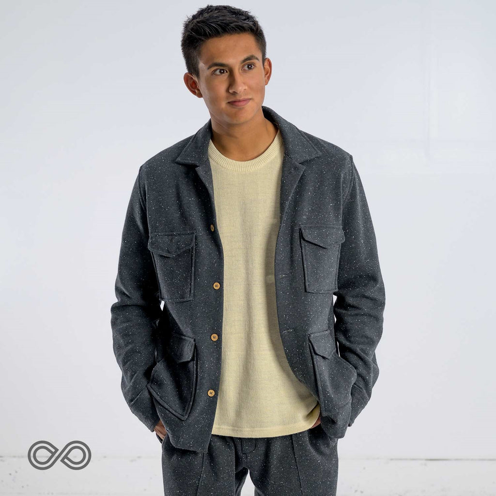organic cotton fleece jacket