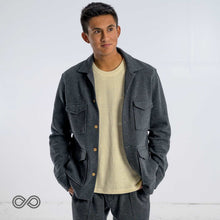 Load image into Gallery viewer, organic cotton fleece jacket