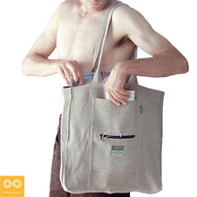 Load image into Gallery viewer, Deluxe Hemp Shopping Bag Market Tote (99.9% Biodegradable)