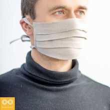 Load image into Gallery viewer, 100% linen face mask