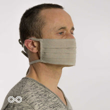 Load image into Gallery viewer, elastic-free linen face mask