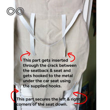 Load image into Gallery viewer, hemp car seat cover