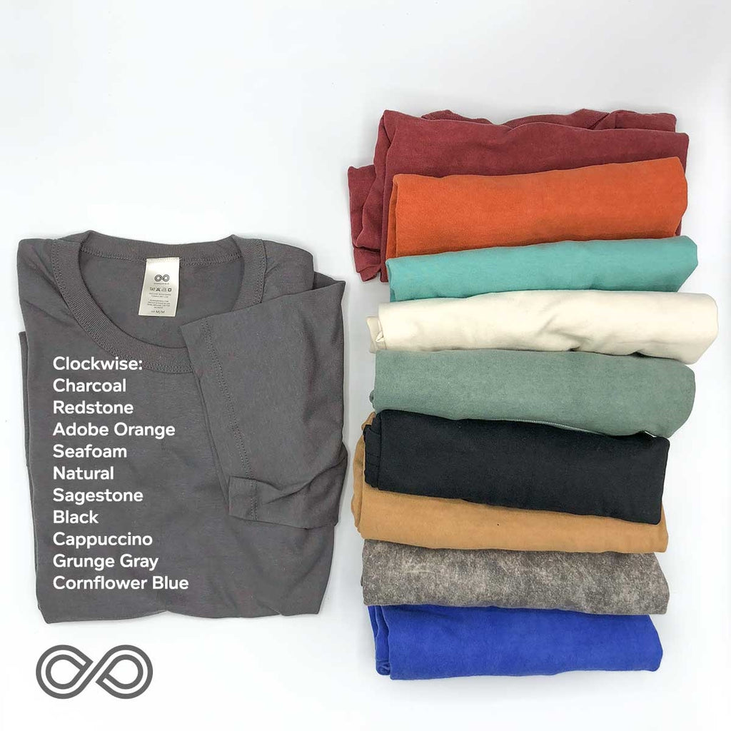 Organic Cotton Crew Neck T-shirt (USA) (Sonoma)