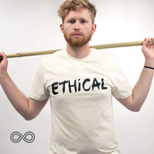 Load image into Gallery viewer, PUREVALLEY 100% Organic Prima Cotton T-Shirt - Eco-Printed: Ethical (99.9% Biodegradable)