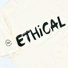Load image into Gallery viewer, PUREVALLEY 100% Organic Prima Cotton T-Shirt - Eco-Printed: Ethical (99.9% Biodegradable)