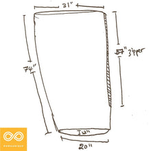 Load image into Gallery viewer, YUKON 100% Hemp Sleeping Bag (OC Thread, Premium YKK Zippers, 10oz Hemp Exterior, Hemp Ribbed Knit Interior) (99.99% Biodegradable)