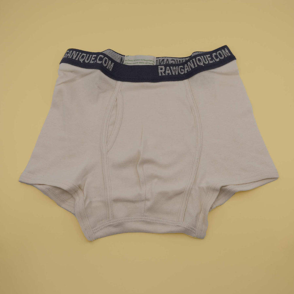 Low-Rise 100% Organic Cotton Sports Boxer Briefs (Exposed Elastic Waist) (Closeout)