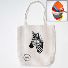 Load image into Gallery viewer, Shenandoah Organic Hemp Bag (Zebra) (99.9% Biodegradable)