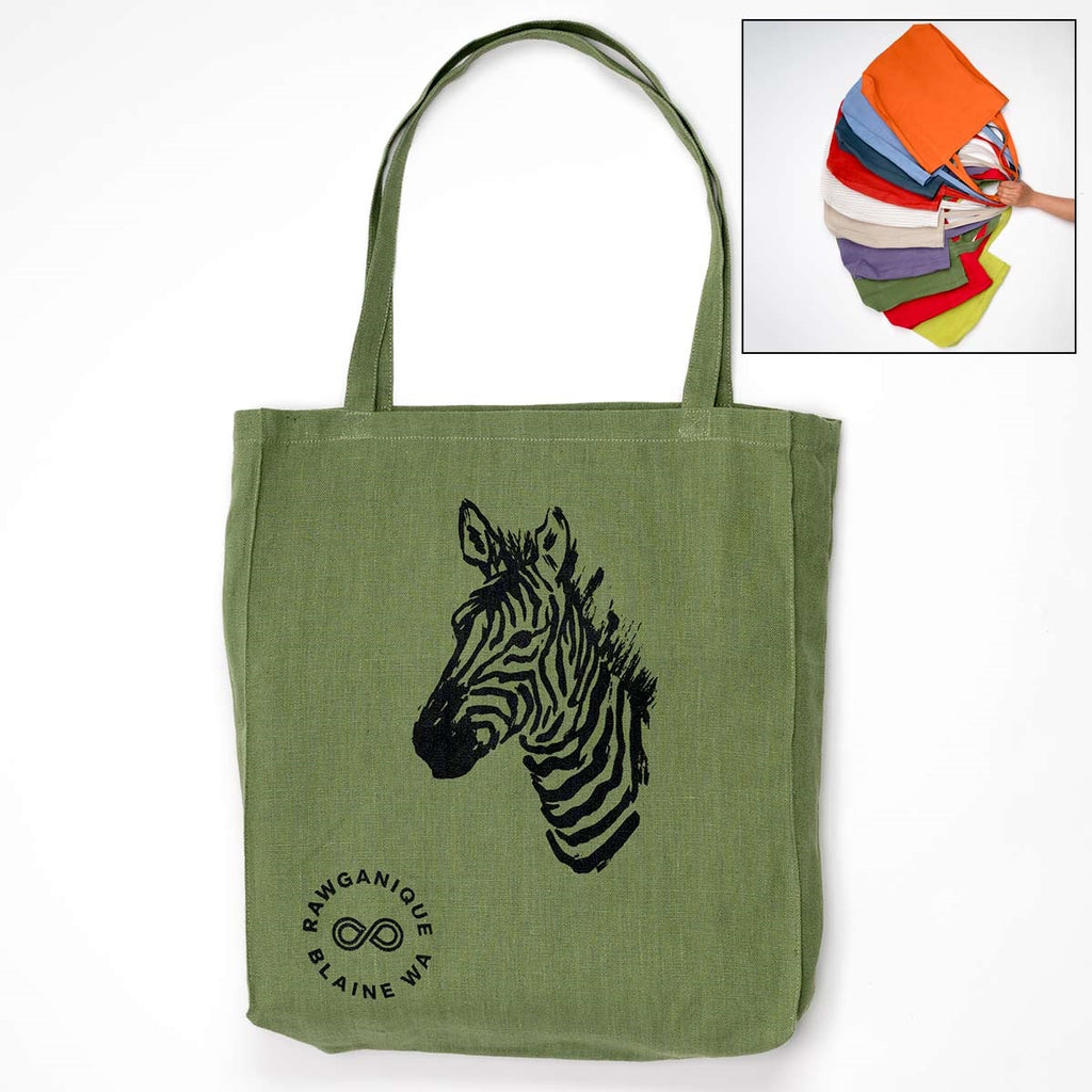 Shenandoah Organic Hemp Bag (Zebra) (99.9% Biodegradable)