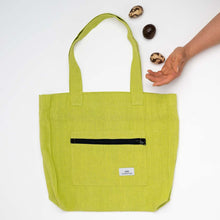 Load image into Gallery viewer, TURIN 100% Organic Hemp Bag ('Blaine &amp; Simple') (99.9% Biodegradable)