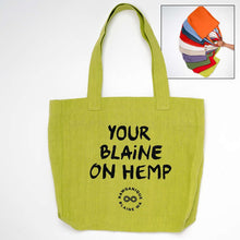 Load image into Gallery viewer, TURIN 100% Organic Hemp Bag (Your Blaine on Hemp) (99.9% Biodegradable)