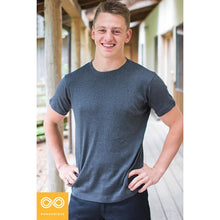 Load image into Gallery viewer, CHELSEA 100% Organic Cotton Ribbed Knit Tee (Unisex, Latex-free, Elastic-free) (Closeout) (Final Sale) (99.5%-100% Biodegradable)