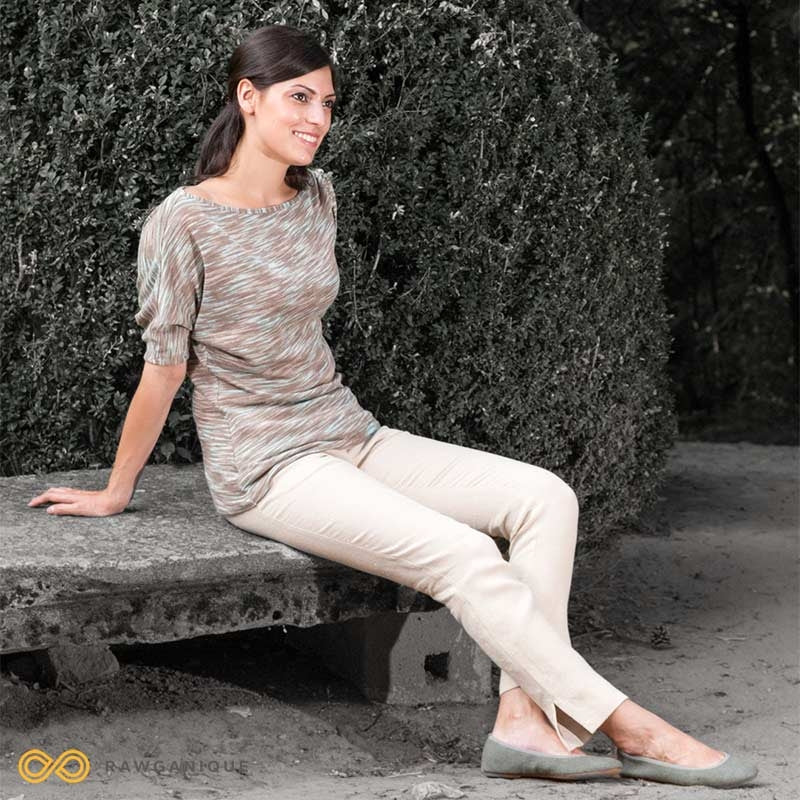 TIGRESS Off-Kilter 100% Organic Hemp Blouse