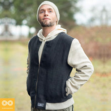 Load image into Gallery viewer, fleece lined hemp jacket