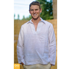 Load image into Gallery viewer, AHIMSA V-Collar Organic Hemp Shirt (99.9% Biodegradable)