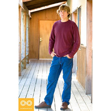 Load image into Gallery viewer, organic cotton flannel lined jeans