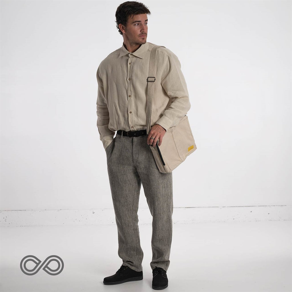 organic hemp dress shirt