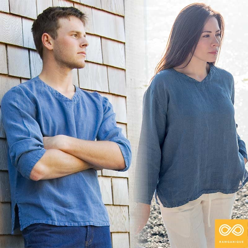 MINDFUL 100% Organic Hemp Meditation Shirt (Closeout - Final Sale) (99.4%-100% Biodegradable)