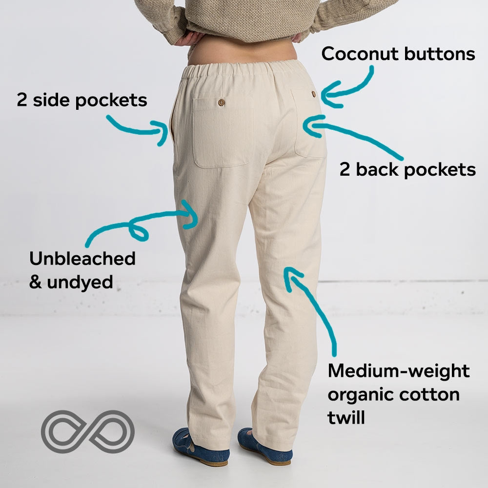 organic cotton jogger pants