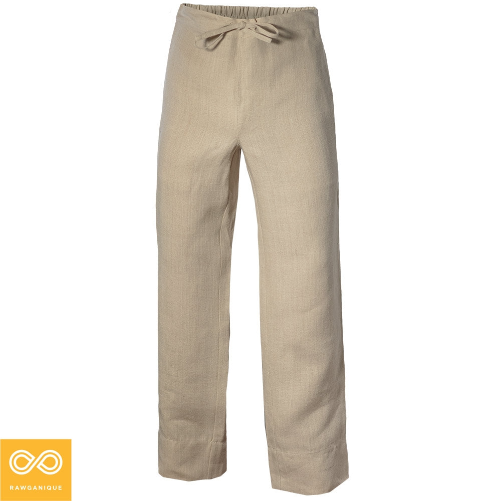 KOH SAMUI 100% Organic Hemp Meditation Pants II (Flat-Front) (99.2% Biodegradable) (Closeout - Final Sale)