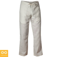 Load image into Gallery viewer, EMERALD COAST Elastic-free 100% Organic Linen Meditation Pants (99.9% Biodegradable) (Closeout - Final Sale)