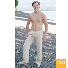Load image into Gallery viewer, EMERALD COAST Elastic-free 100% Organic Linen Meditation Pants (99.9% Biodegradable) (Closeout - Final Sale)