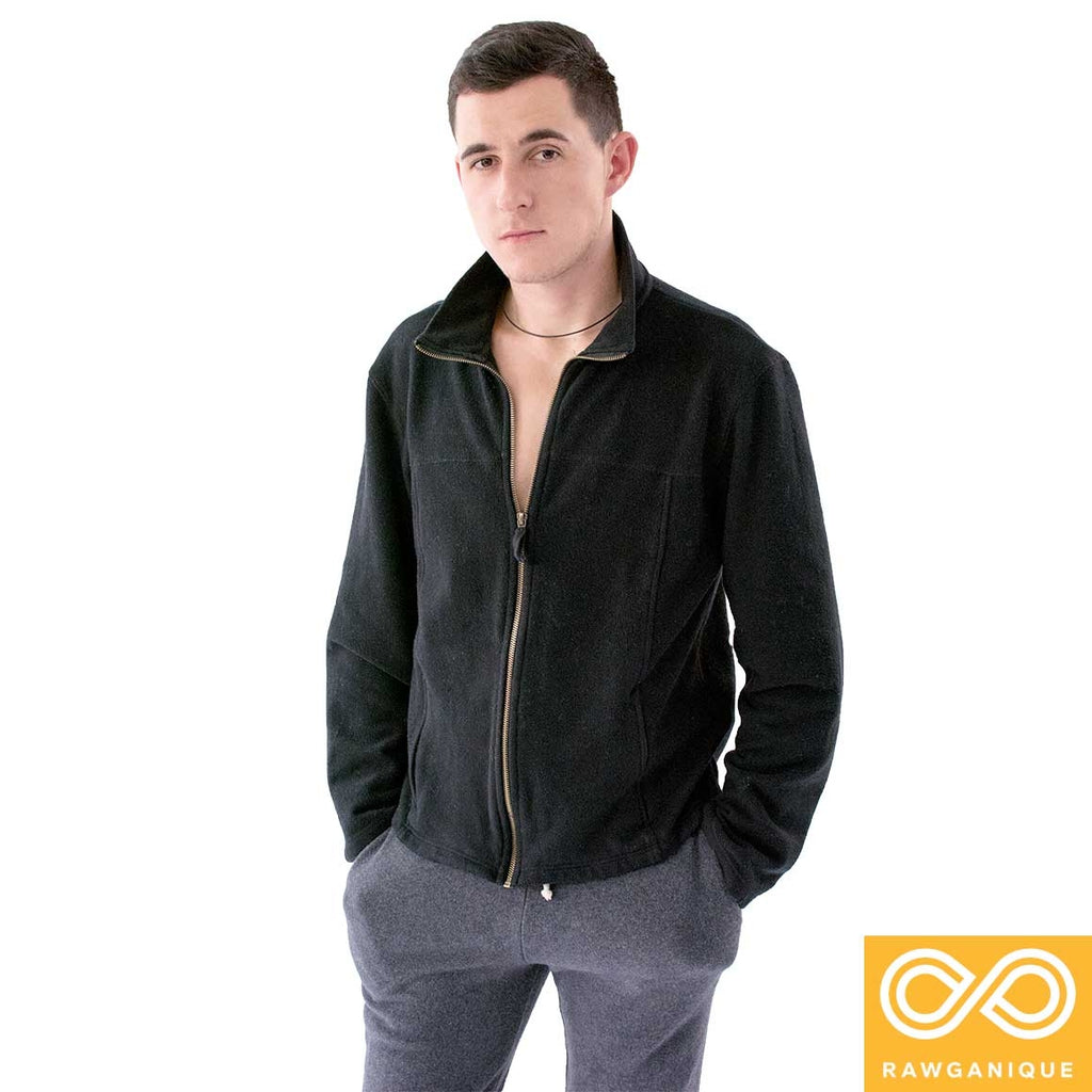EXPLORATOR 100% Organic Cotton Fleece Zippered Ski Jacket (Unisex)