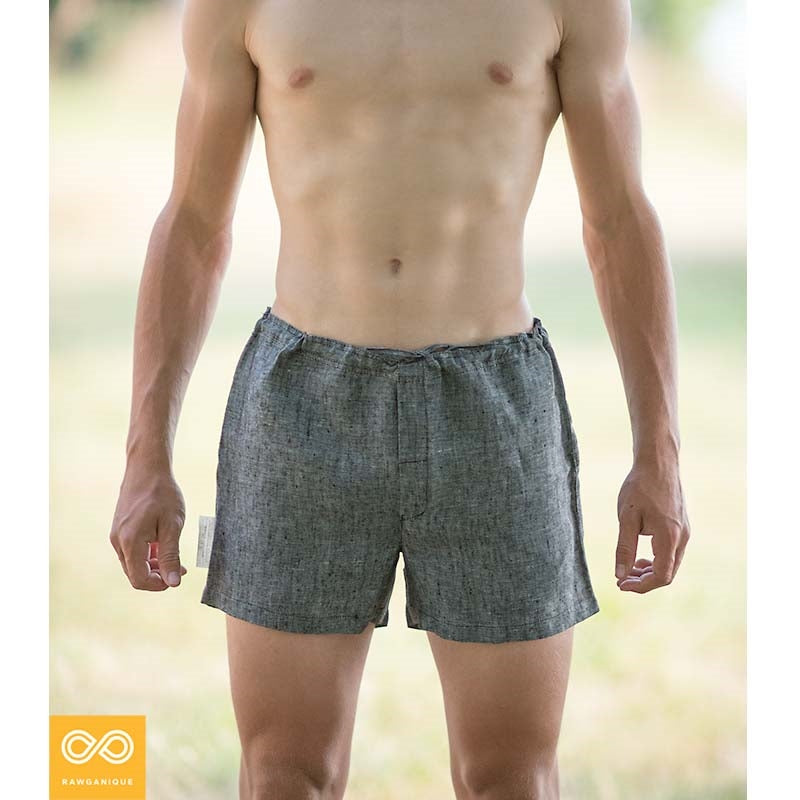 elastic-free linen underwear