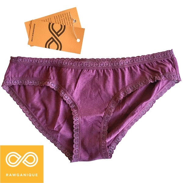 organic cotton lace panty