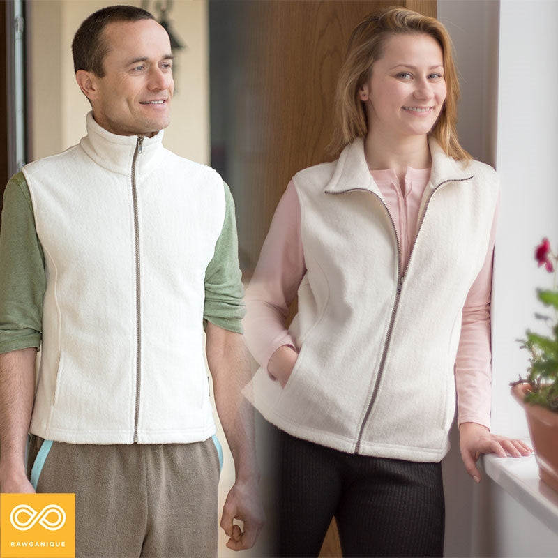 organic cotton winter vest