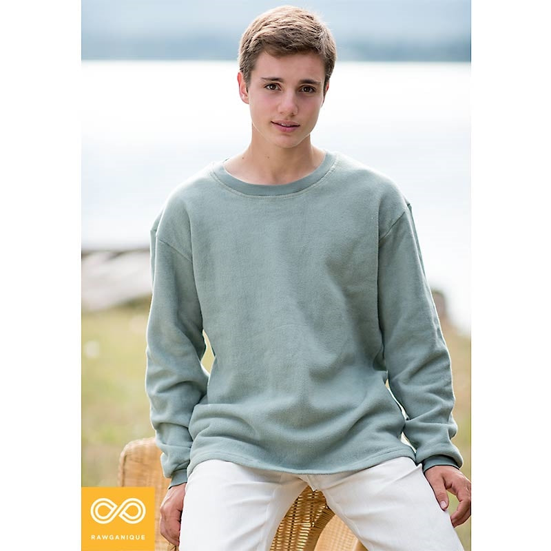 organic cotton fleece sweatshirt