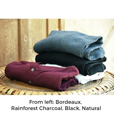 DARTMOUTH 100% Organic Cotton Henley Shirt (Unisex) (Closeout)