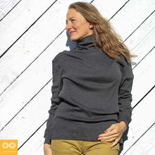 Load image into Gallery viewer, organic cotton turtleneck