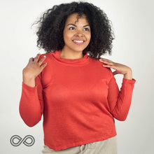 Load image into Gallery viewer, organic hemp long sleeve blouse