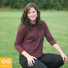 Load image into Gallery viewer, long sleeve organic hemp blouse