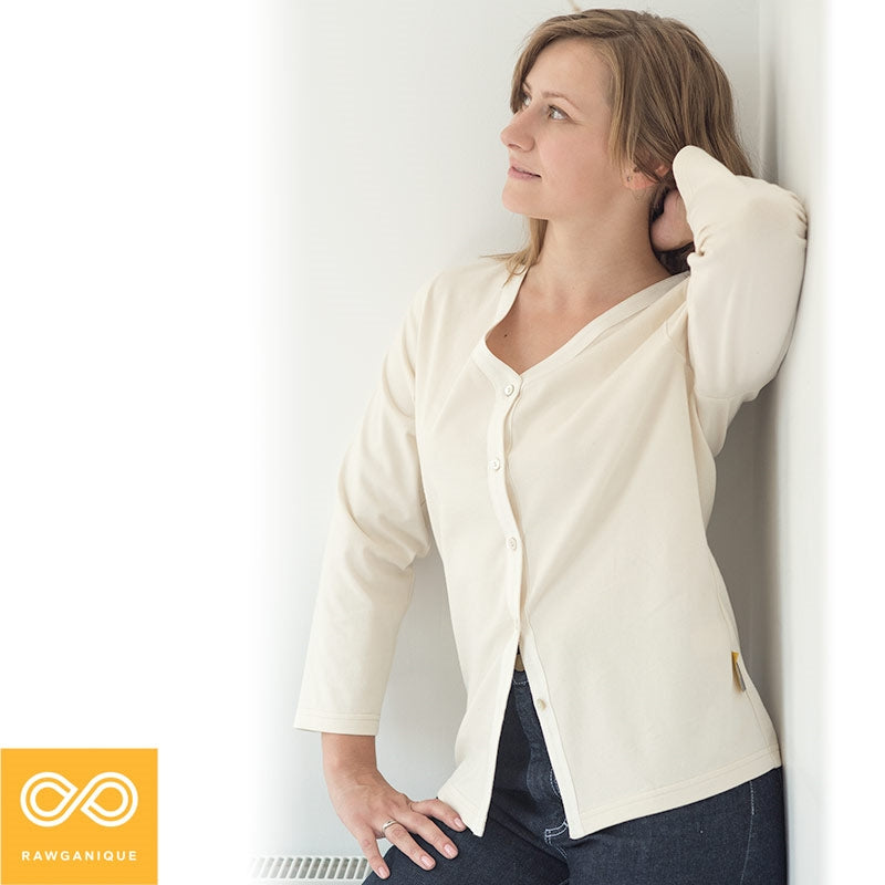 women's organic cotton lounge top