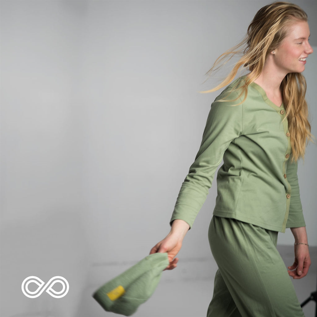 women's organic cotton pajama top