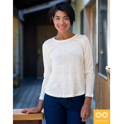 HIAWATHA 100% Hemp Long-Sleeve Tee Top (Discontinued)