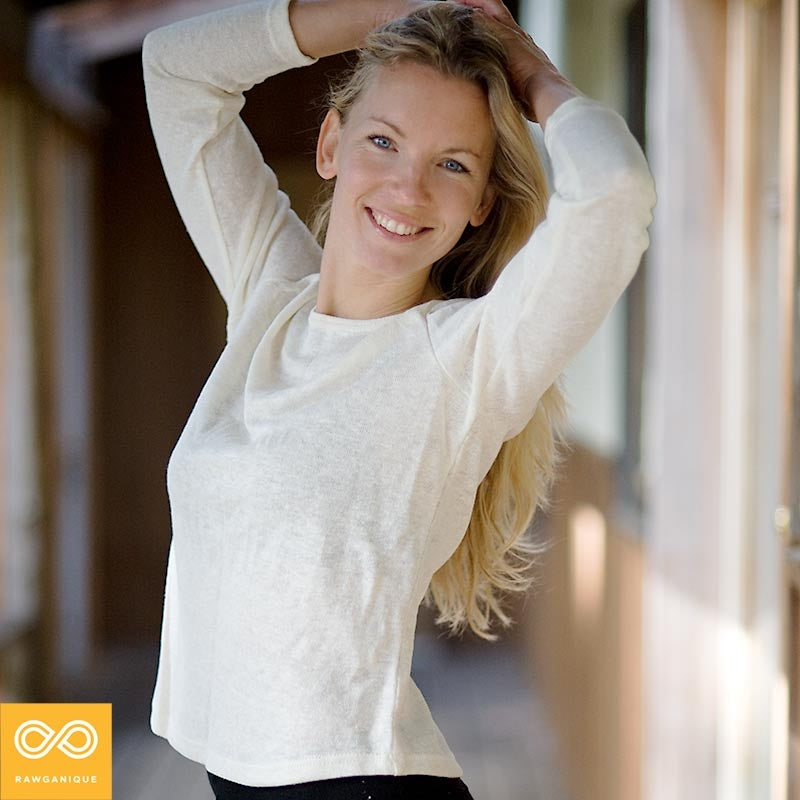 HIAWATHA 100% Hemp Long-Sleeve Tee Top (Discontinued)