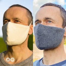 Load image into Gallery viewer, organic cotton face mask