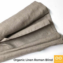 Load image into Gallery viewer, linen Roman blind