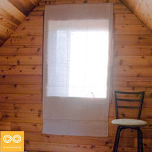 Load image into Gallery viewer, organic linen Roman blinds