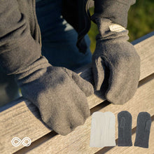 Load image into Gallery viewer, organic cotton fleece mittens