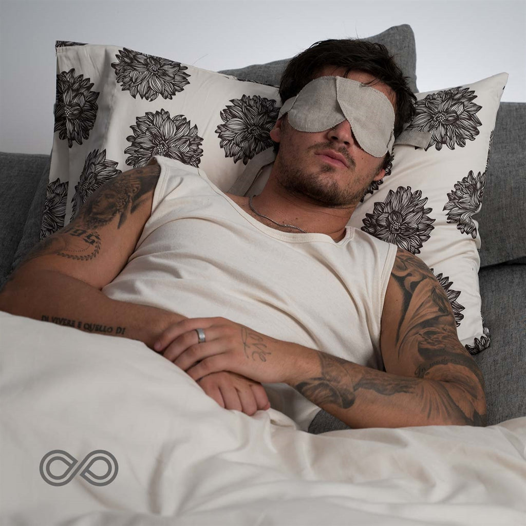 organic linen sleep mask